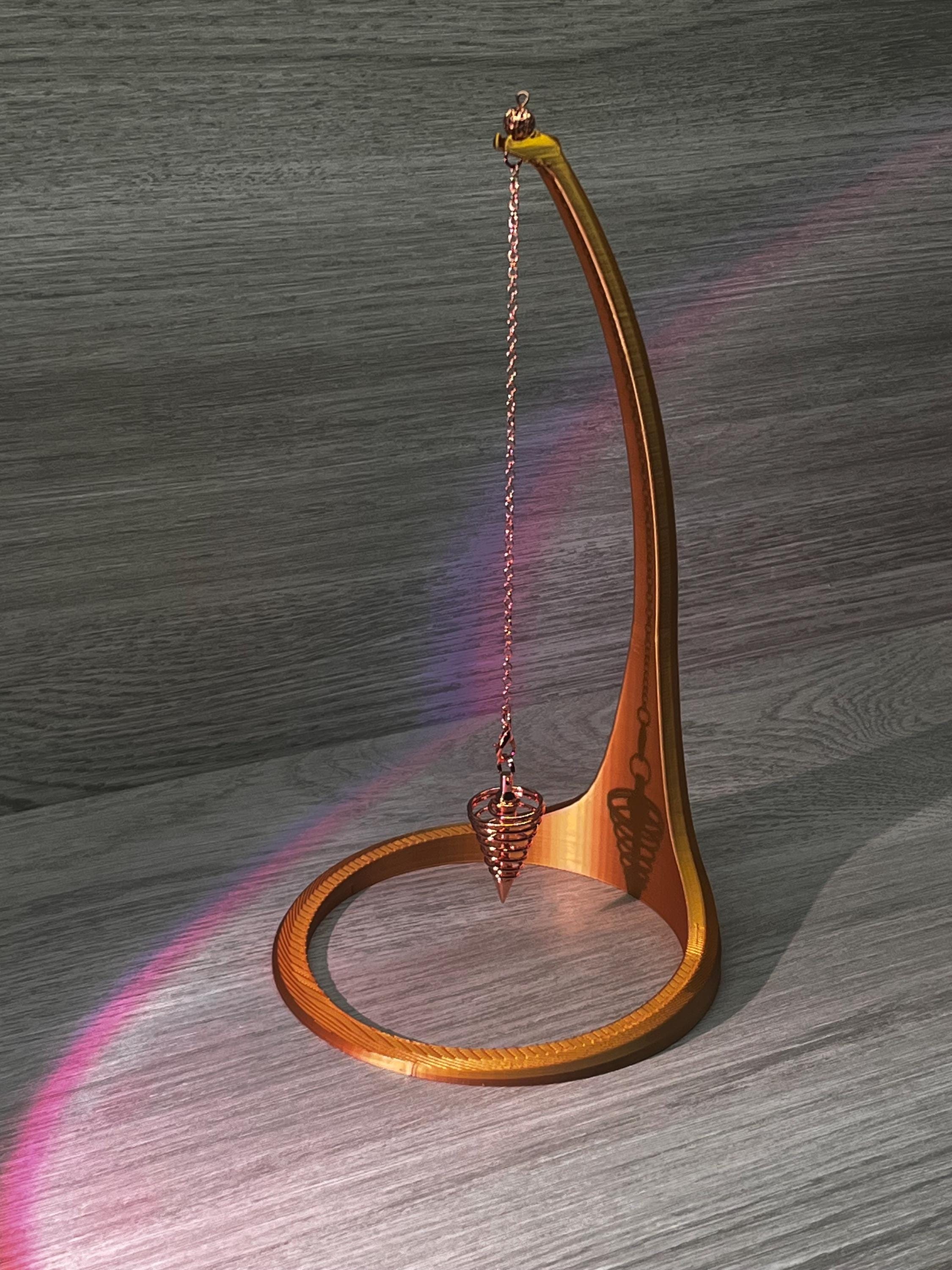 Open Contemporary Pendulum Stand (3D Printed PLA Plastic) | | Wiccan Center