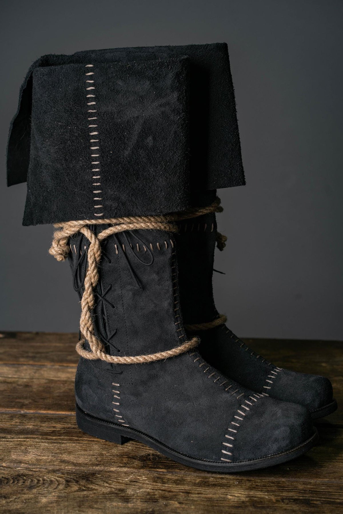 Aragorn's Black Suede Boots | Boots | Wiccan Center