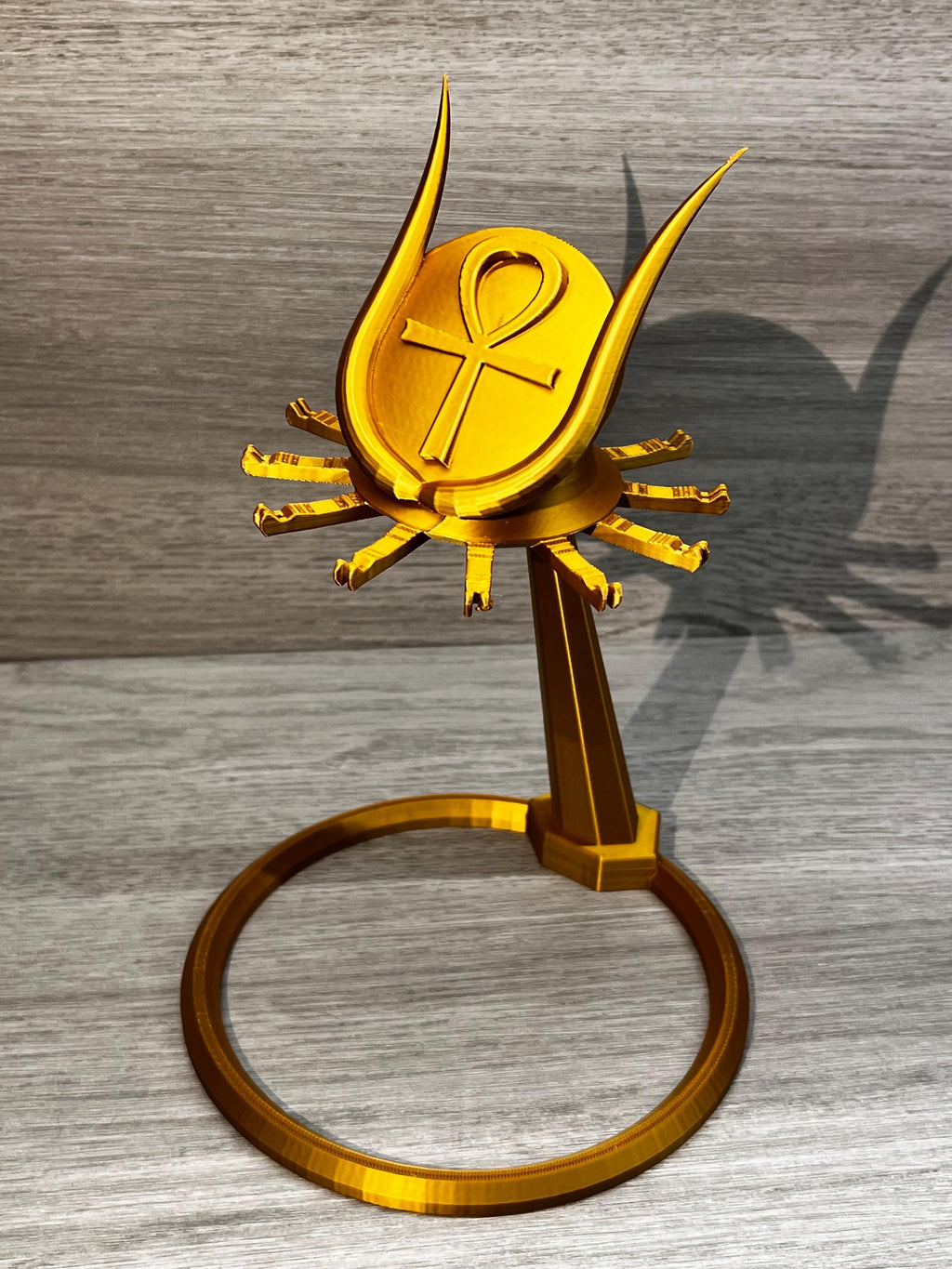 ISIS Ankh Multi-Pendulum Stand (9 inches) (3D Printed PLA Plastic) | | Wiccan Center