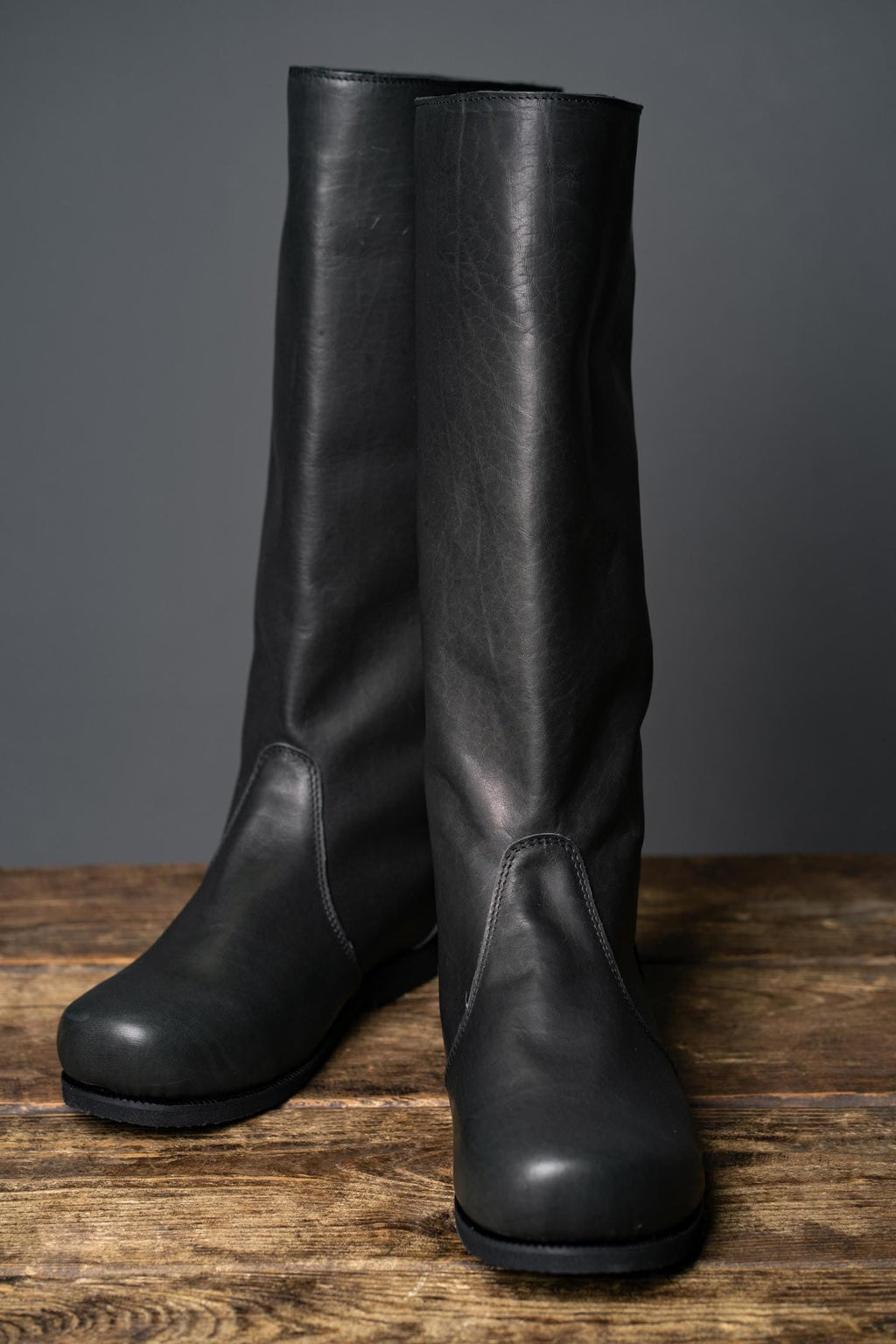 Black High Leather Boots "Ragnar" | Boots | Wiccan Center