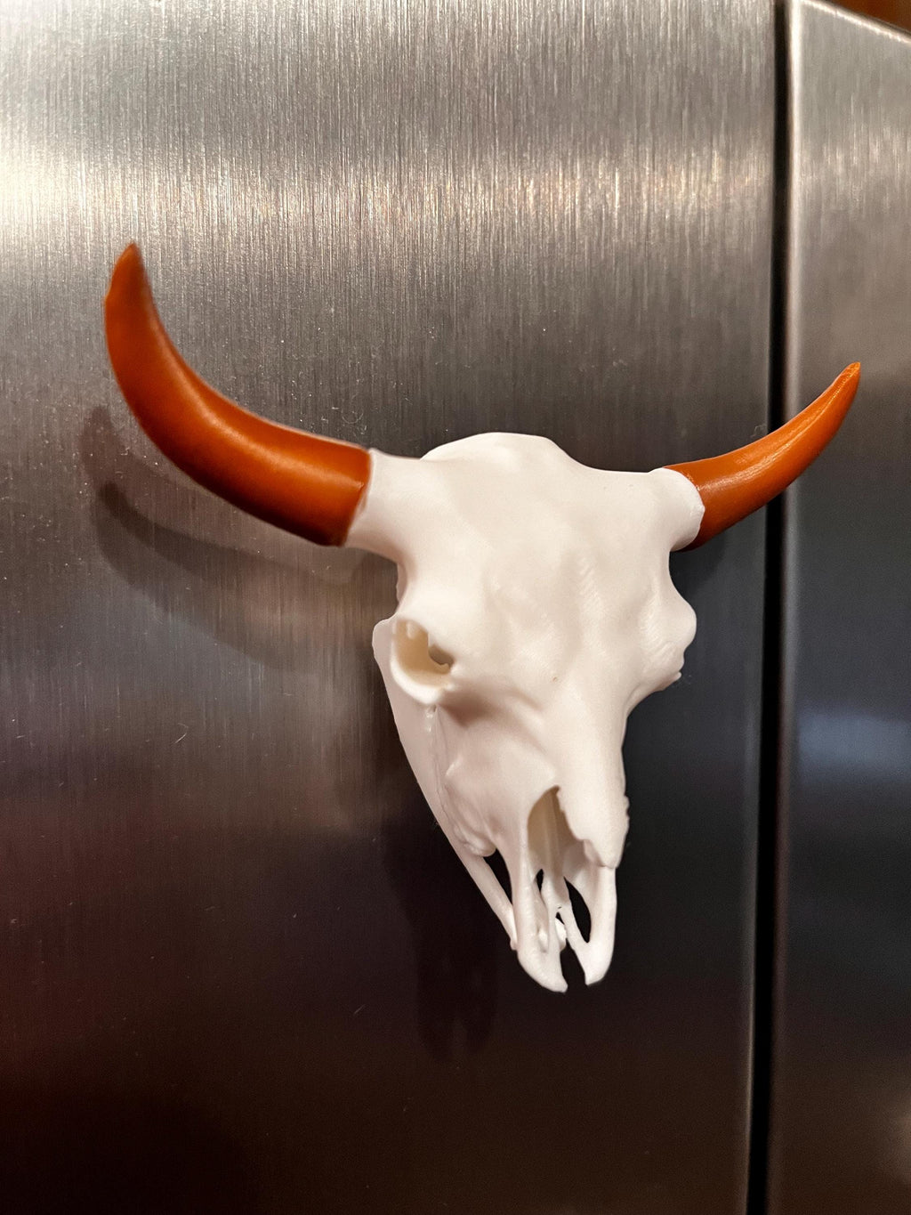 Bison Skull Fridge Magnet (3D Printed PLA Plastic) | | Wiccan Center