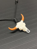3D Printed Bison Skull Pendant: PLA Plastic Cord Necklace | | Wiccan Center