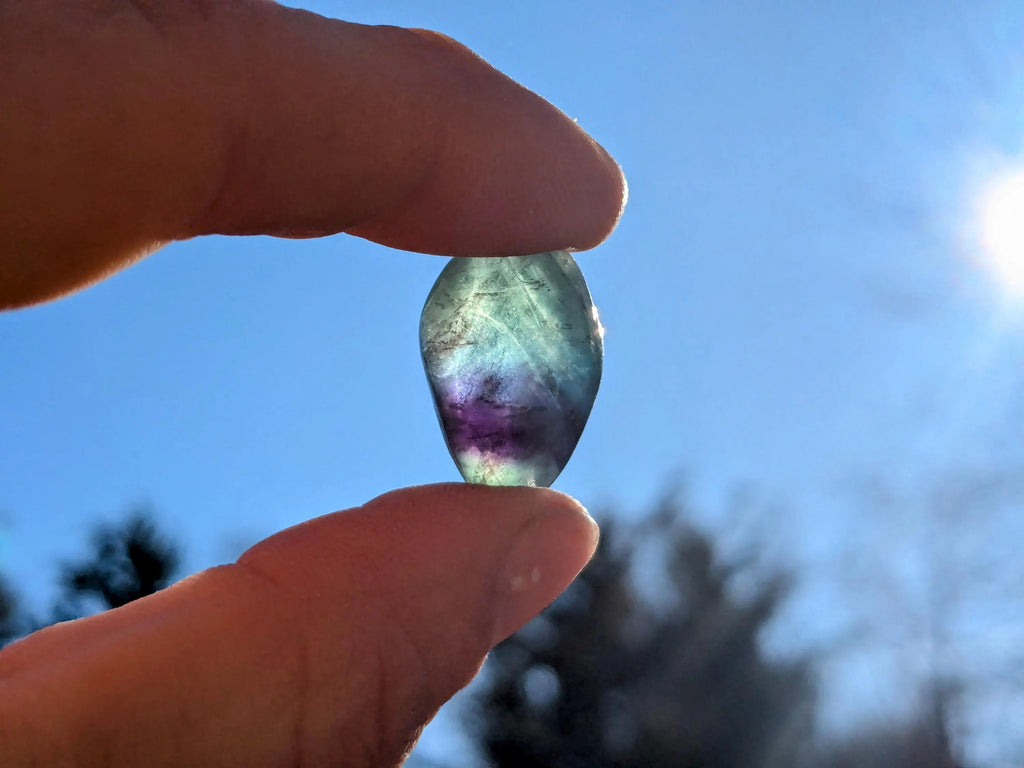 Rainbow Fluorite Tumbled Stones | | Wiccan Center