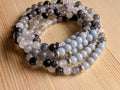 Inclusion Quartz & Angelite Stretch Bracelets | | Wiccan Center