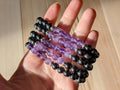Amethyst & Hematite Stretch Bracelets | | Wiccan Center