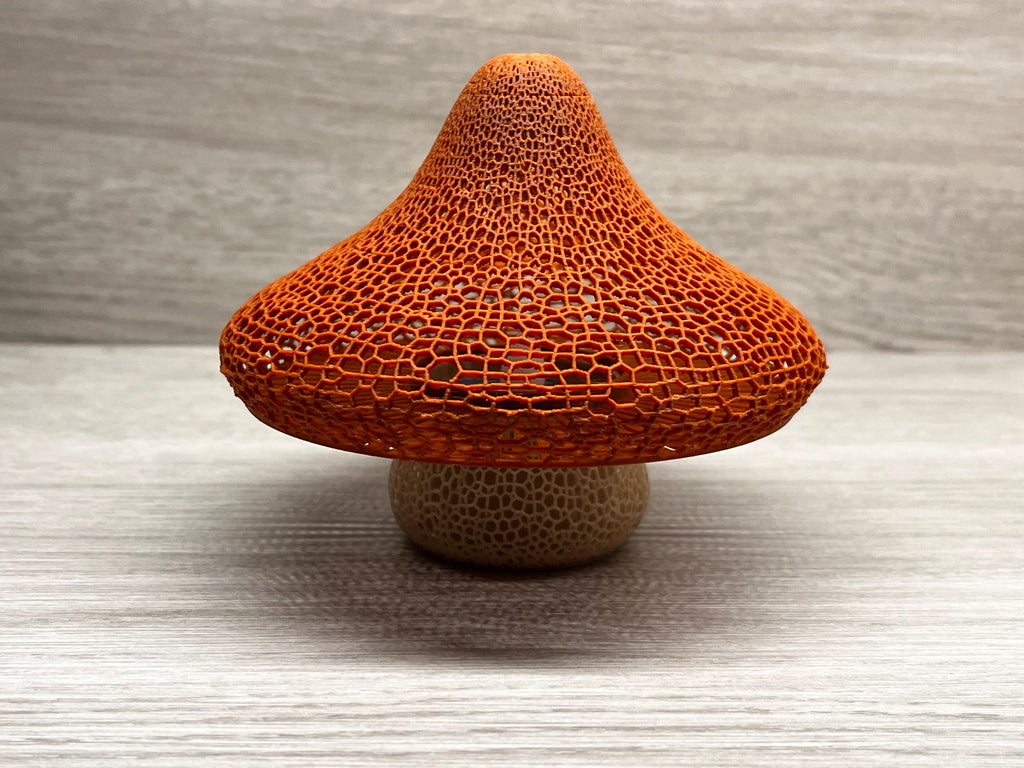 Mushroom Lattice Solar Tea Light | | Wiccan Center