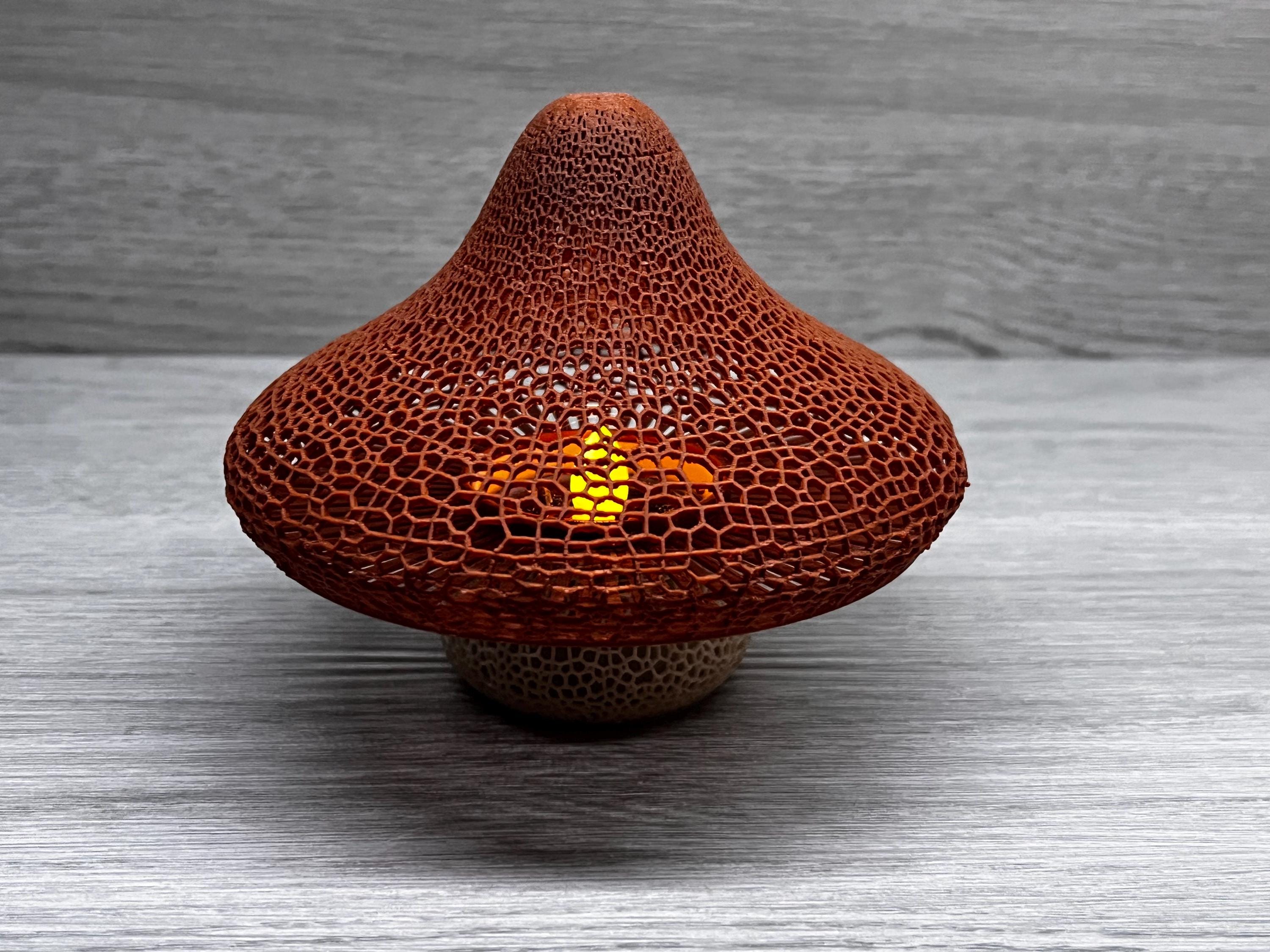 Mushroom Lattice Solar Tea Light | | Wiccan Center