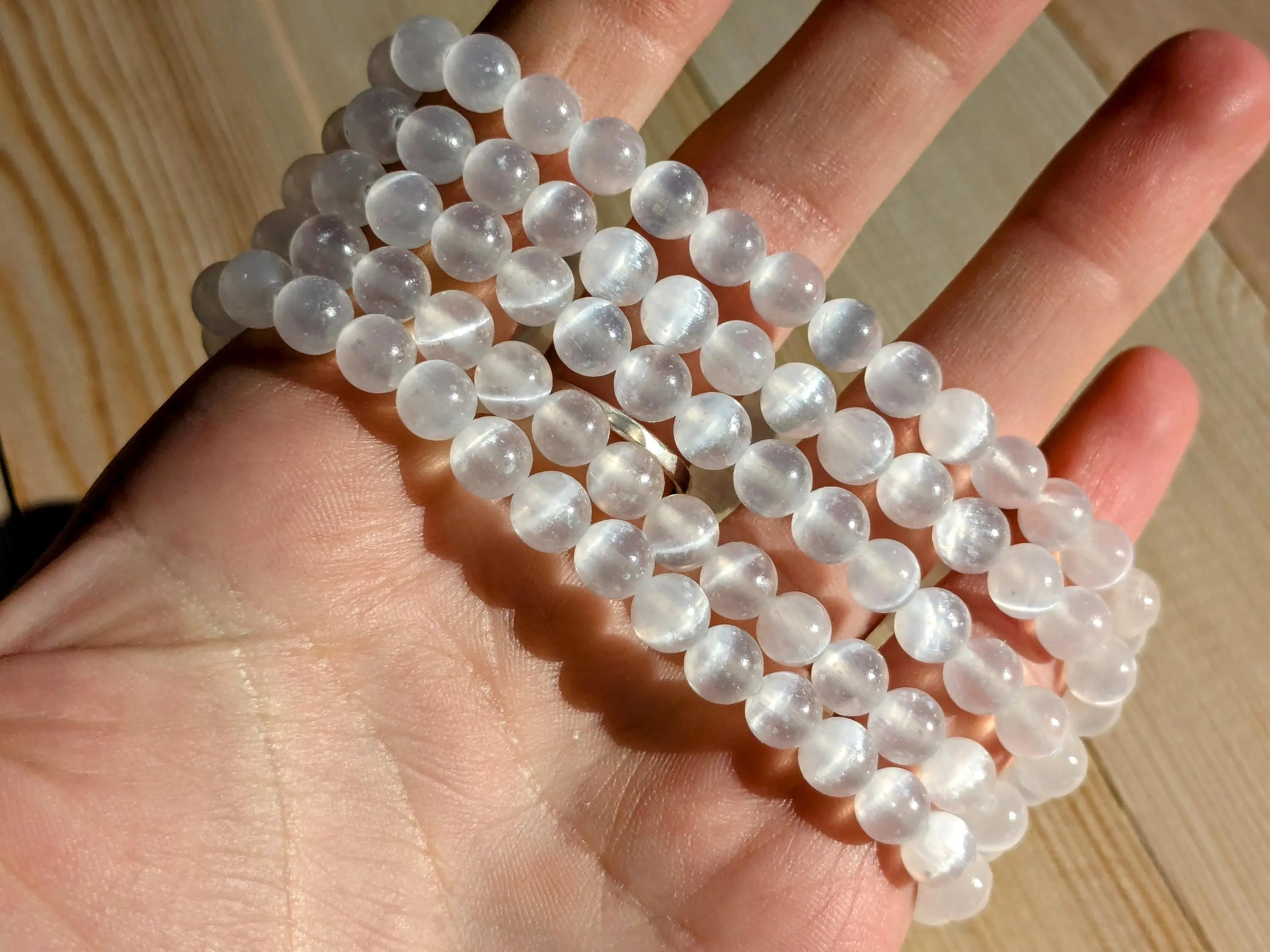 AAA Selenite Stretch Bracelets | | Wiccan Center
