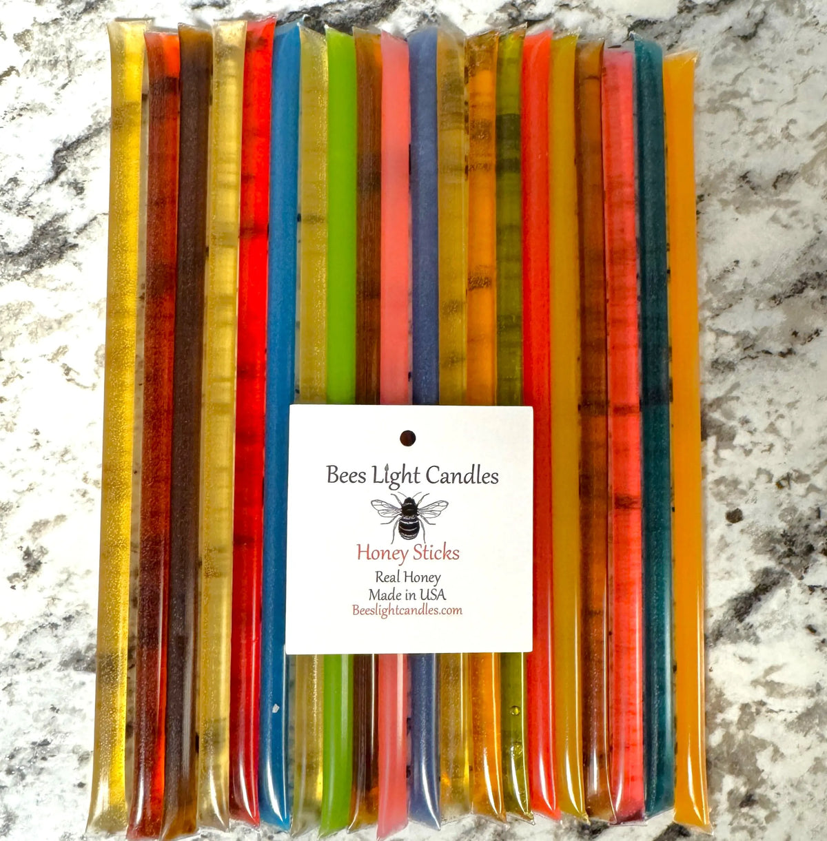 Honey Sticks 100% Flavored Honey USA MADE | honey | Wiccan Center