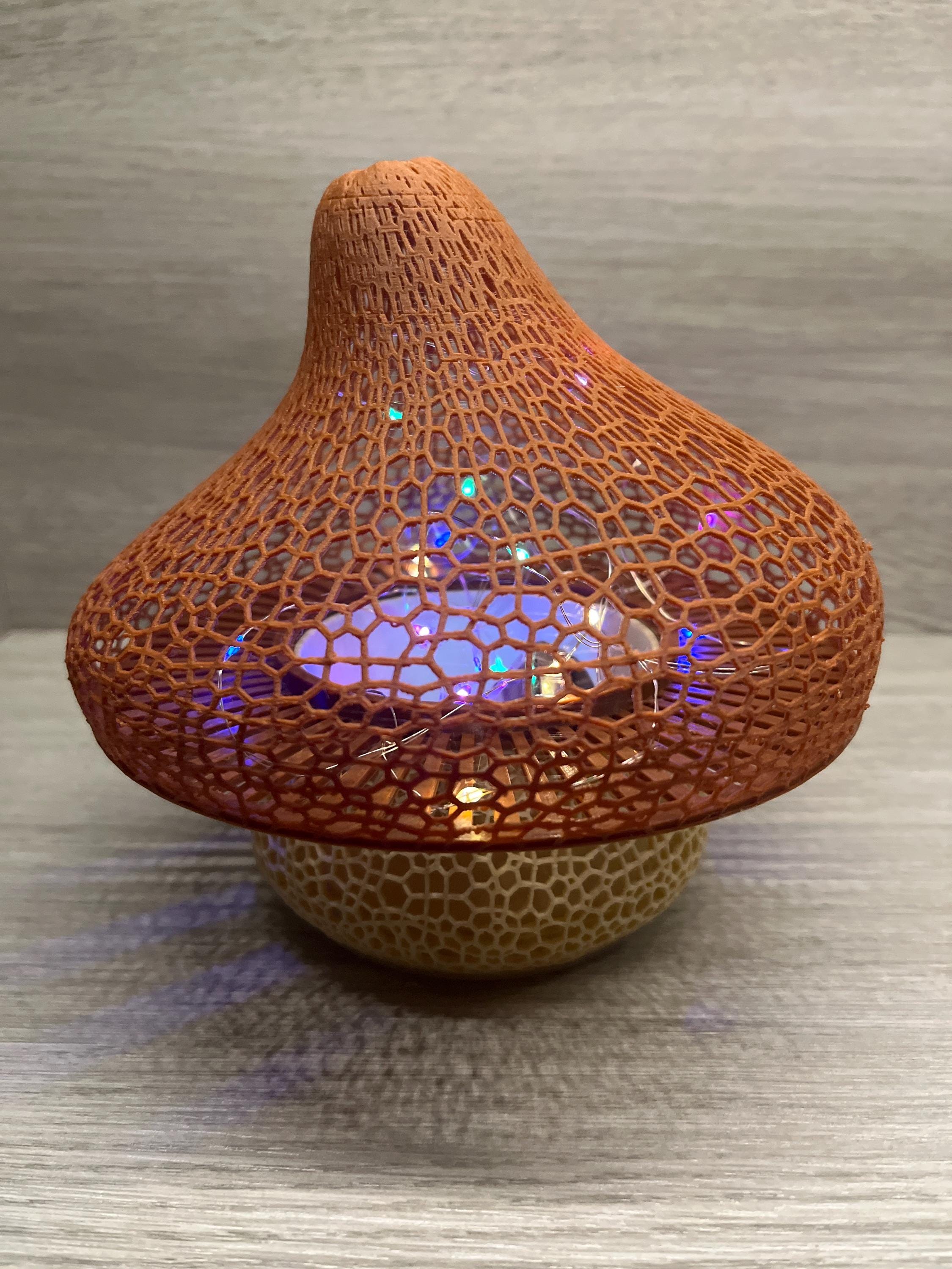 Large 8 inch Mushroom Lattice Solar Light | | Wiccan Center