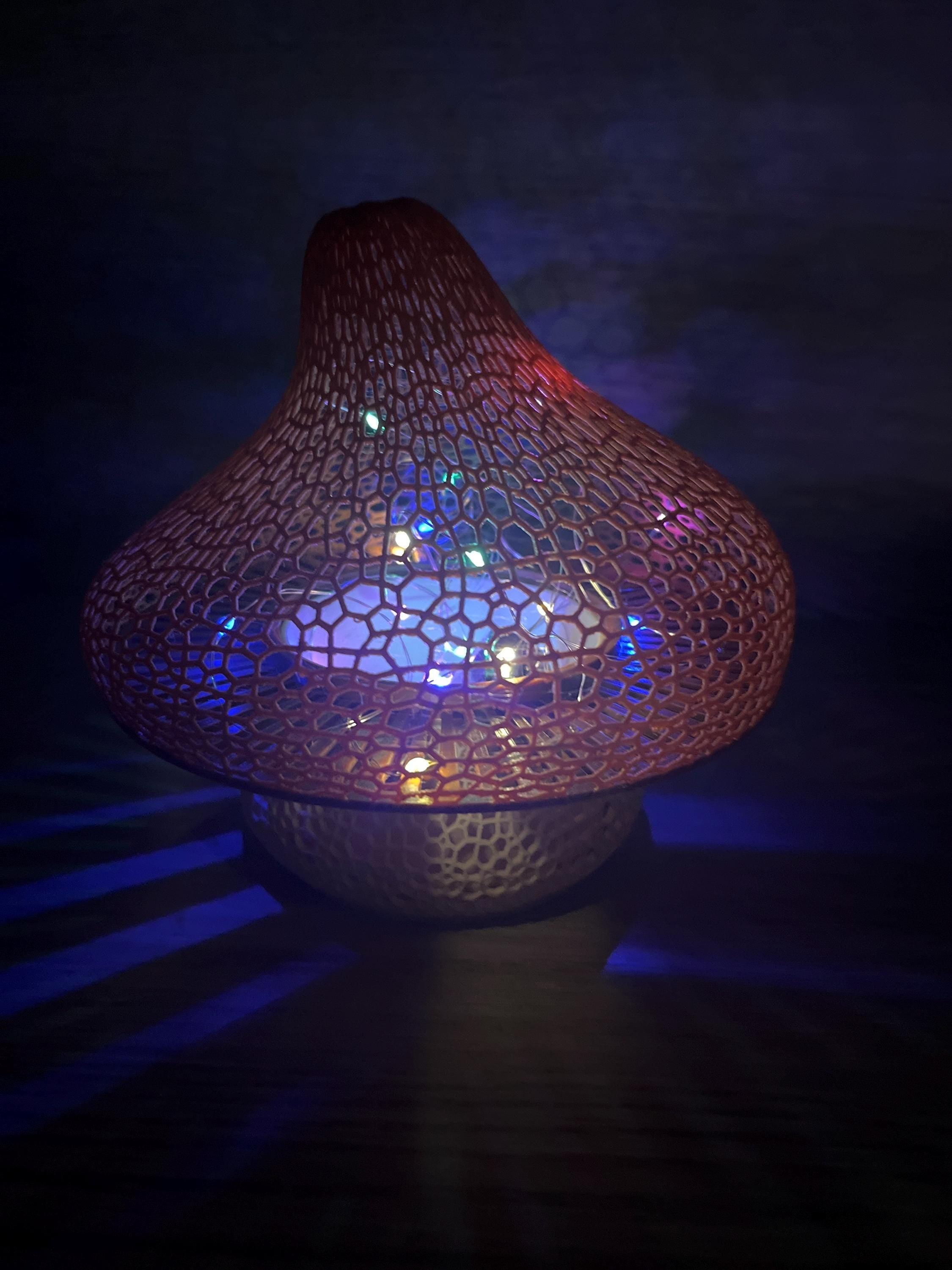 Large 8 inch Mushroom Lattice Solar Light | | Wiccan Center