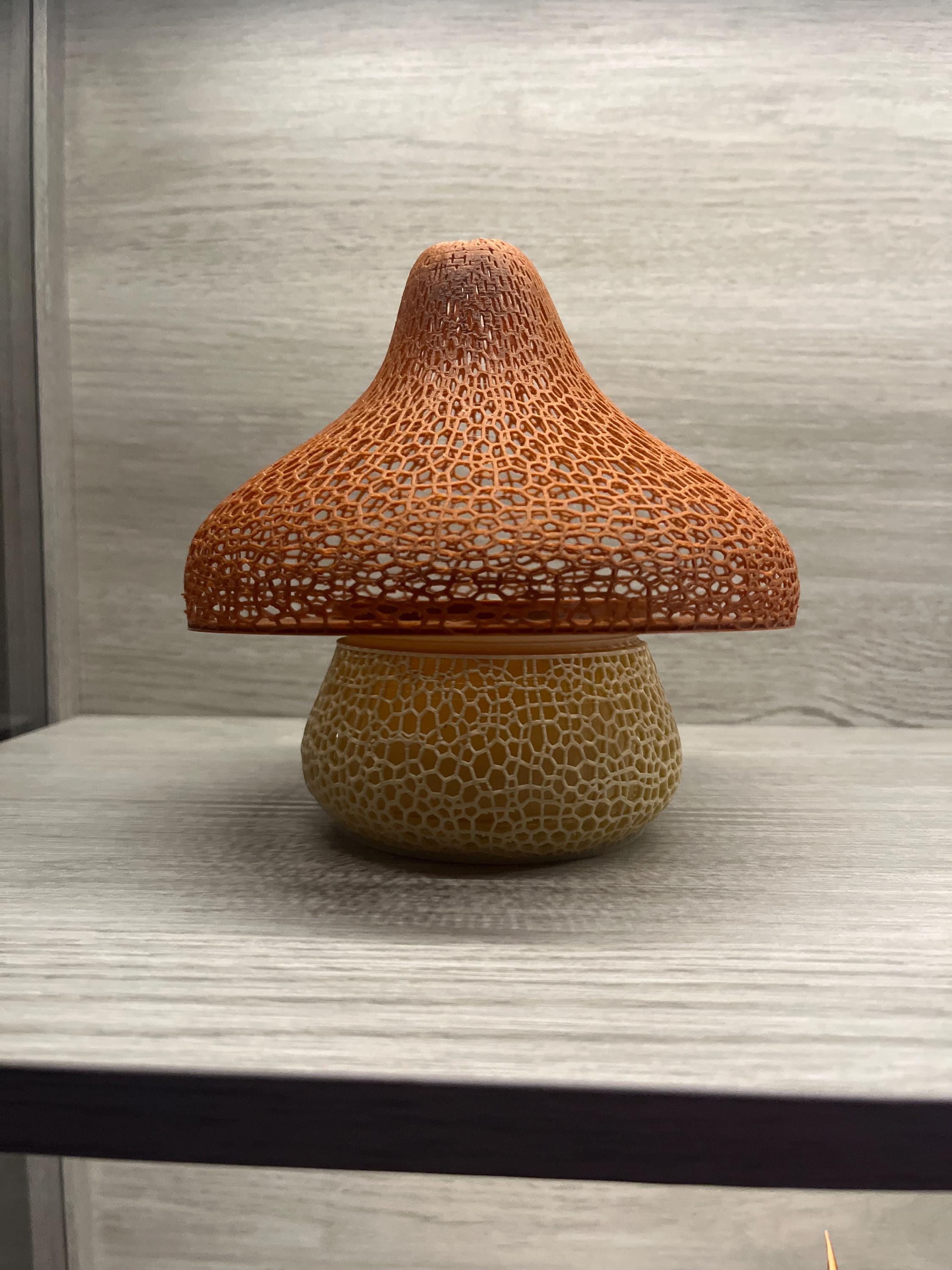 Large 8 inch Mushroom Lattice Solar Light | | Wiccan Center
