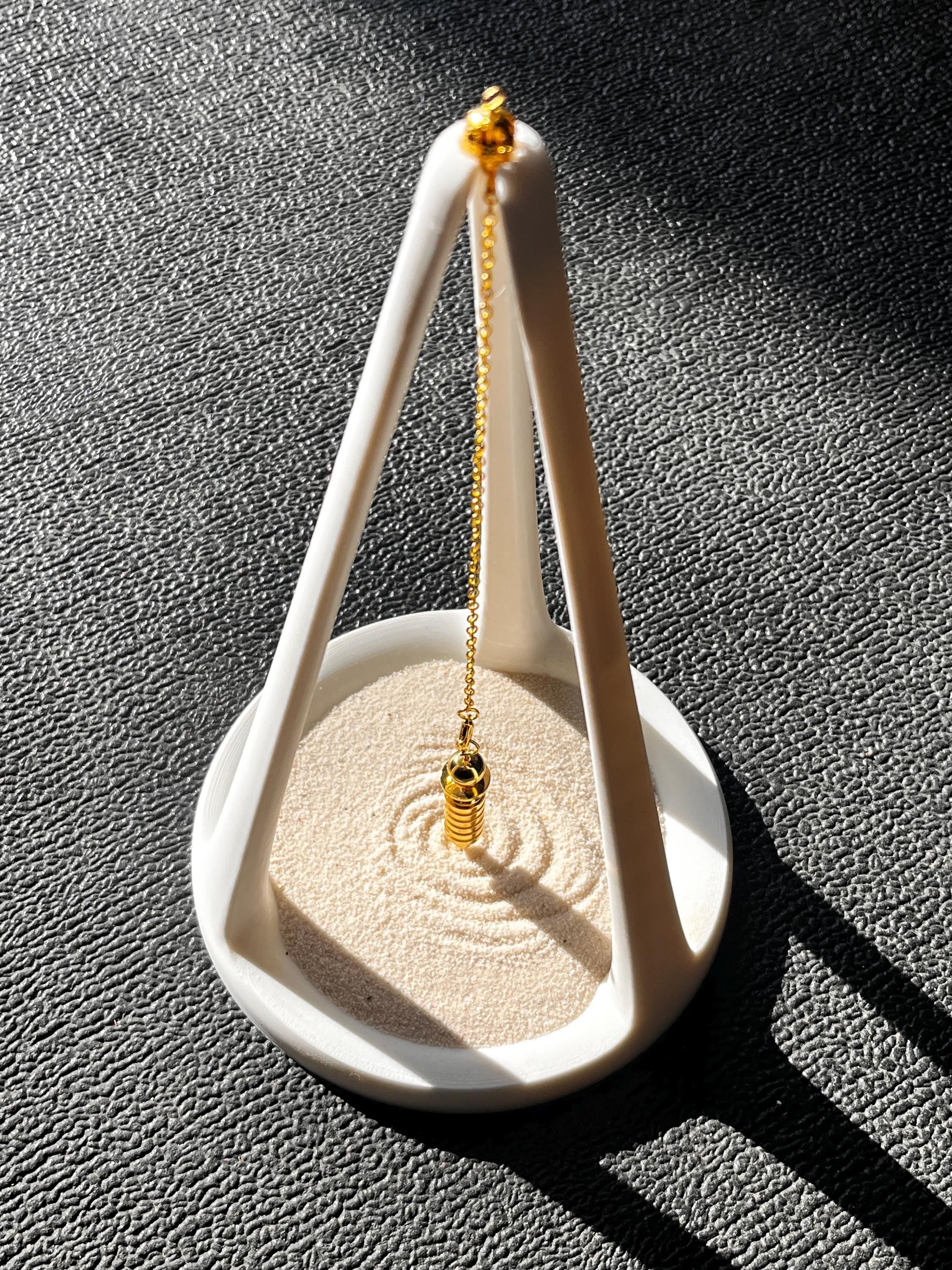 Ariel 3D Printed Pendulum Sand Stand Only: Divination Tool, Gothic Altar Decor | | Wiccan Center
