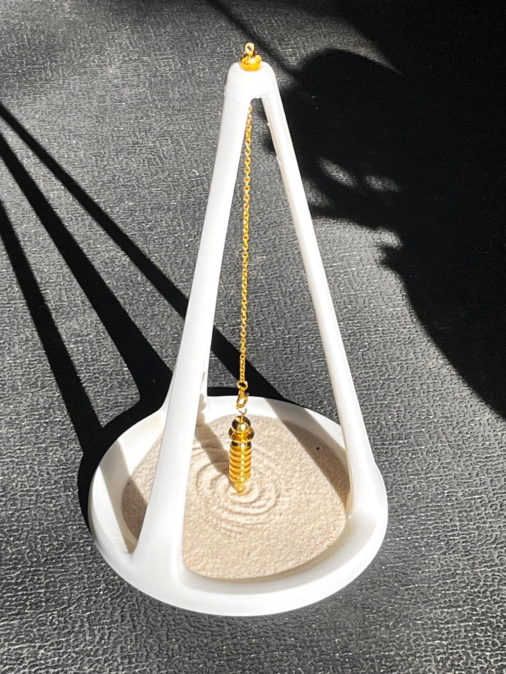 Ariel 3D Printed Pendulum Sand Stand Only: Divination Tool, Gothic Altar Decor | | Wiccan Center