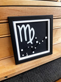 Virgo Constellation Wall Art - 3D Printed Zodiac Symbol Relief Decor | | Wiccan Center