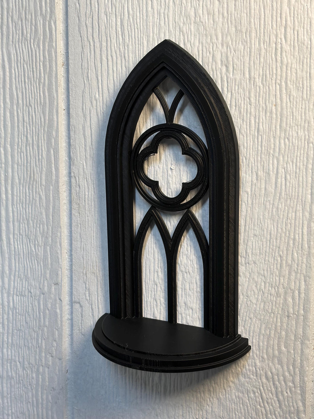Gothic Arch Wall Art Display Stand- 3D Printed Goth Relief Decor | | Wiccan Center