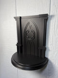 Gothic Altar and Ceremonial Shelf - 3D Printed Goth Relief Decor | | Wiccan Center