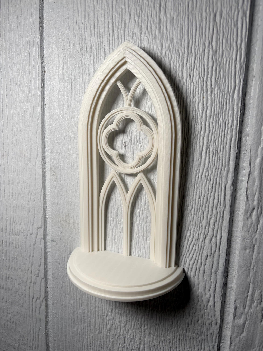 Gothic Arch Wall Art Display Stand- 3D Printed Goth Relief Decor | | Wiccan Center