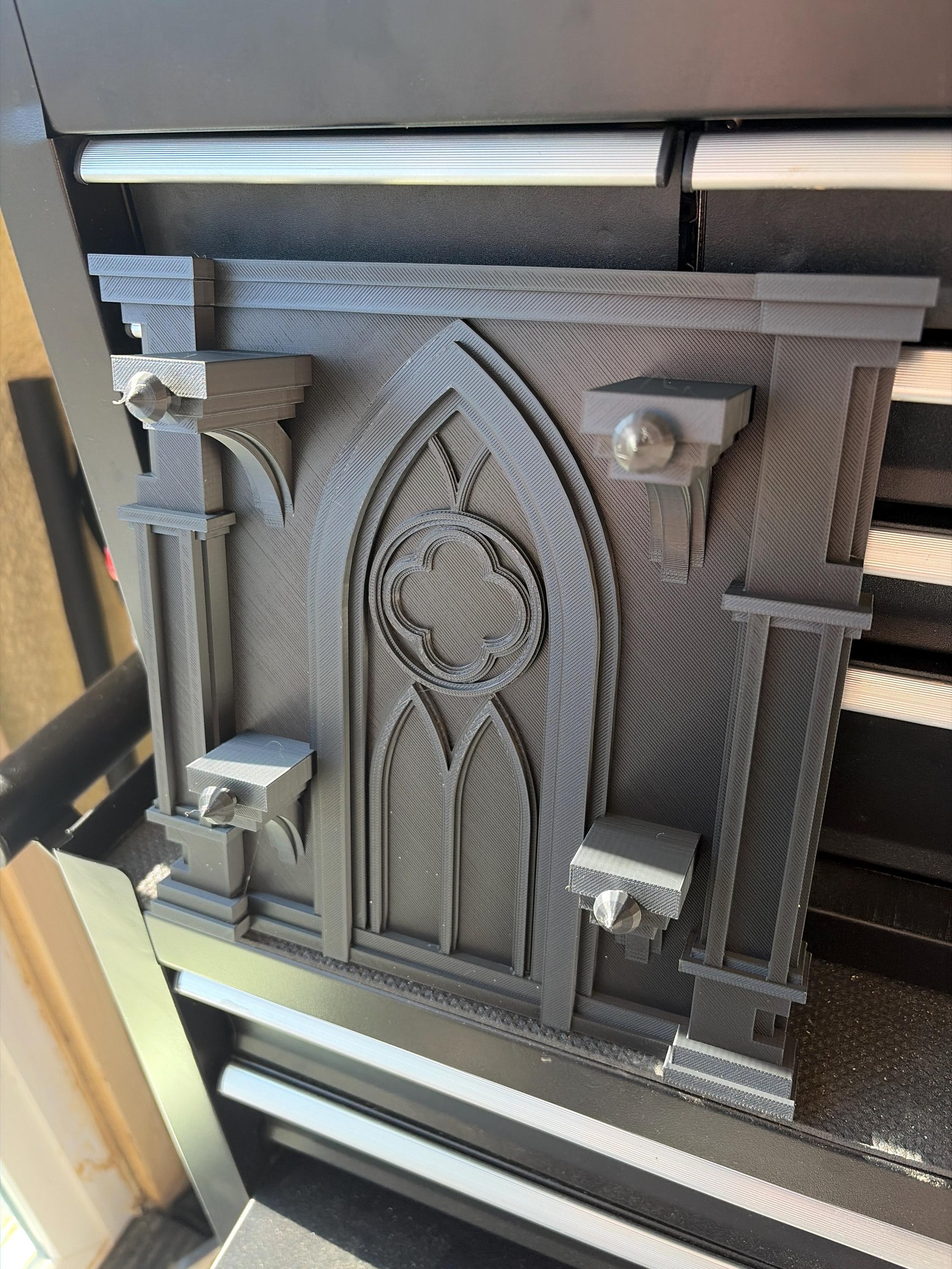 Gothic Wall Mounted Key Hook - 3D Printed Dark Decor Organizer | | Wiccan Center