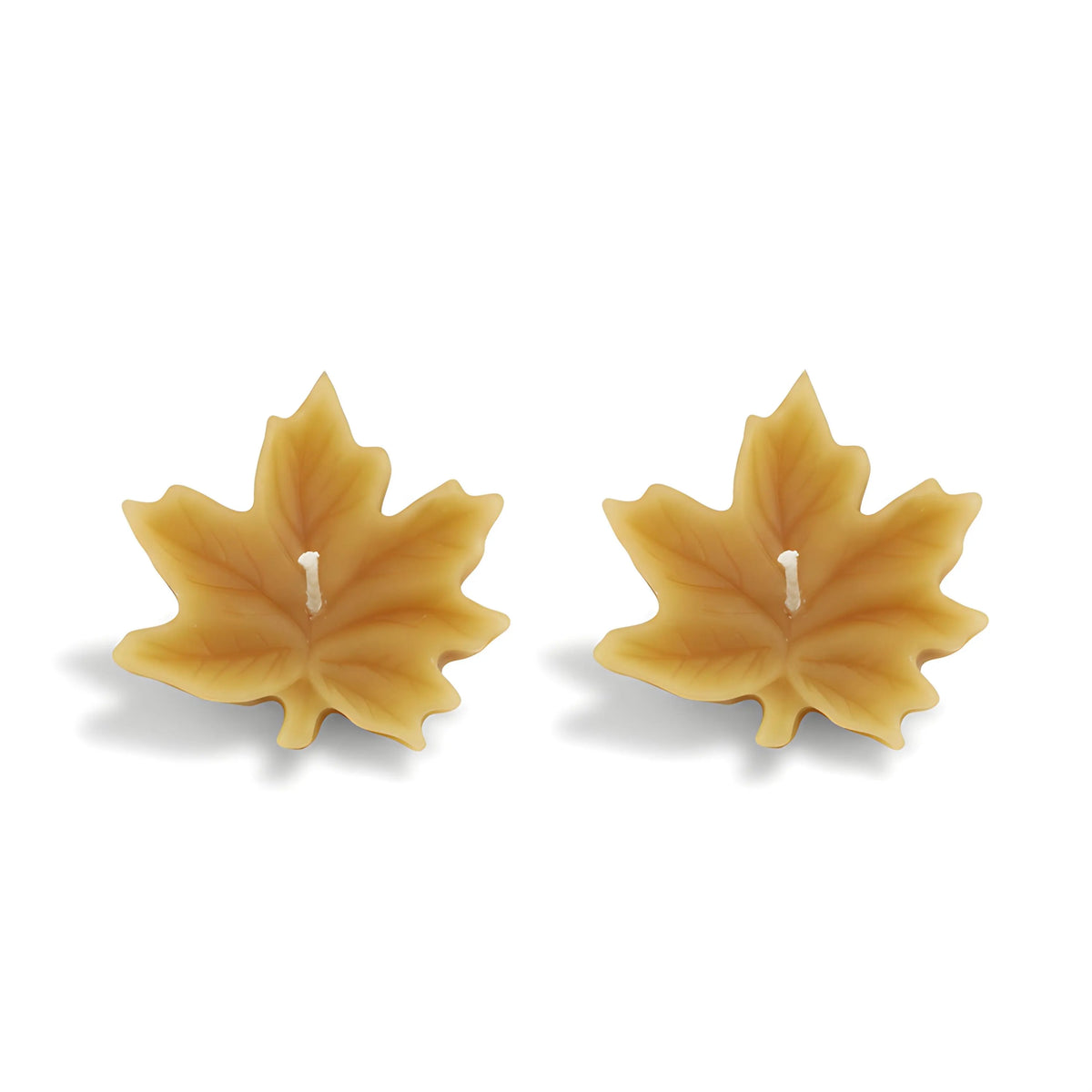 Floating Maple Leaf Beeswax Candle | Candles | Wiccan Center