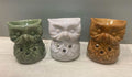 Ceramic Tea Light Owl Oil Burner | Incense Burners | Wiccan Center