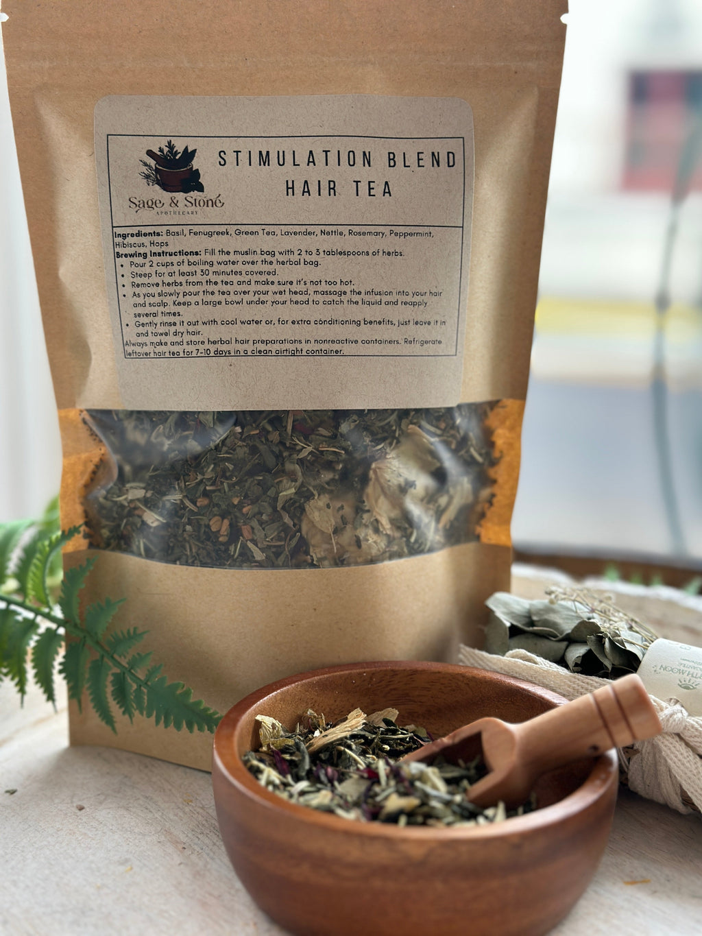 Hair Stimulation Tea Blend | Body Care & Wellness | Wiccan Center