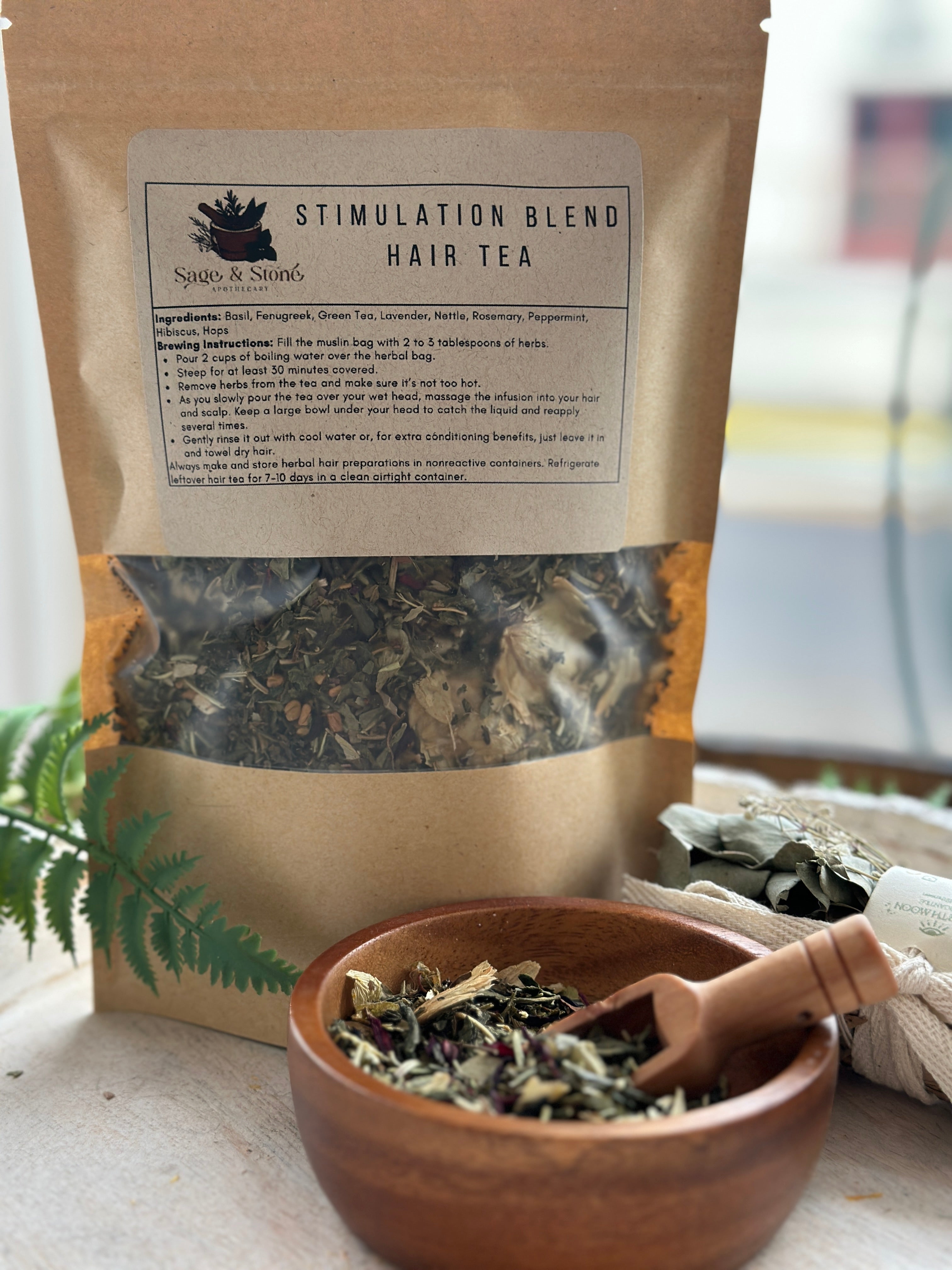 Hair Stimulation Tea Blend | Body Care & Wellness | Wiccan Center
