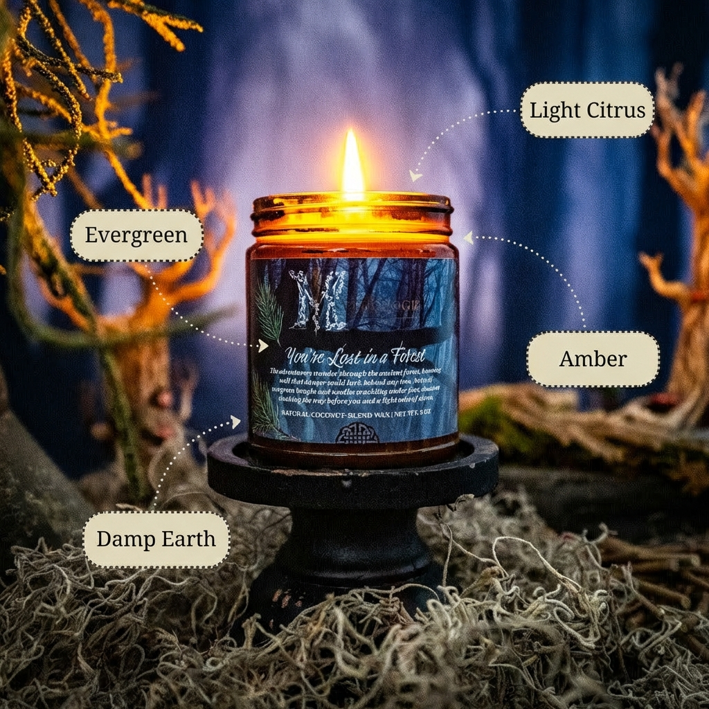 You're Lost in a Forest | Candle | Wiccan Center