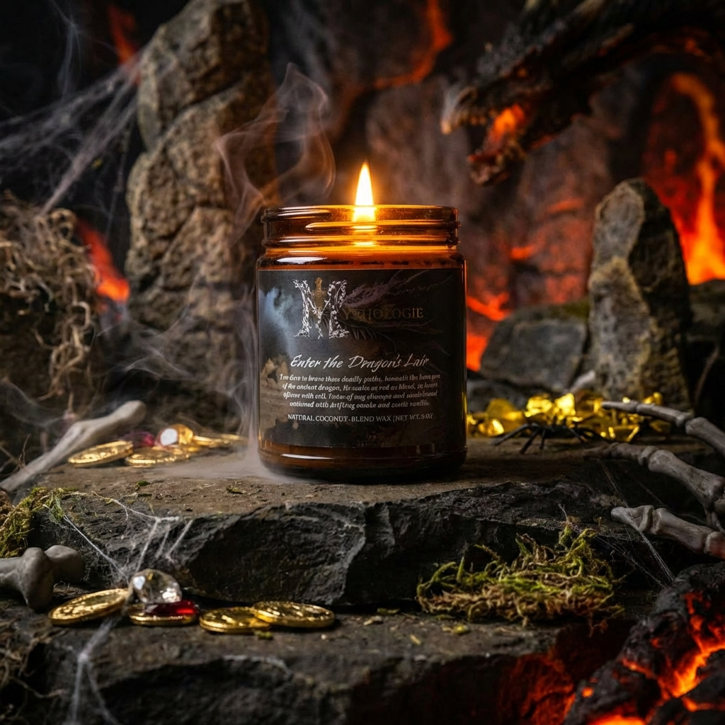 Enter the Dragon's Lair | Candle | Wiccan Center
