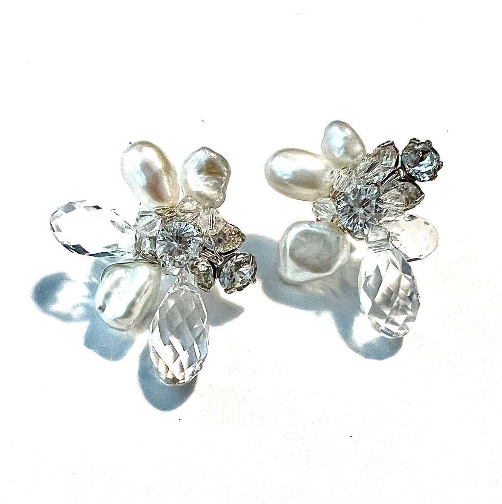 Swarovski Flower Hair Pin