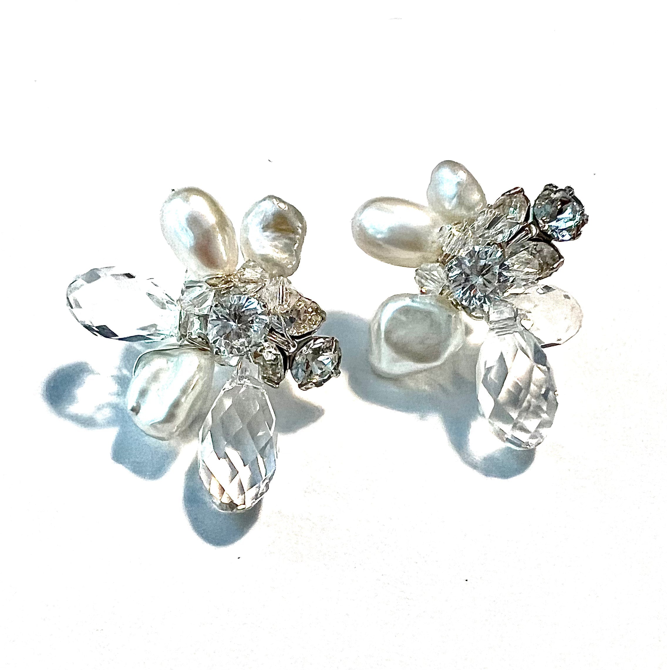 Swarovski Flower Hair Pin