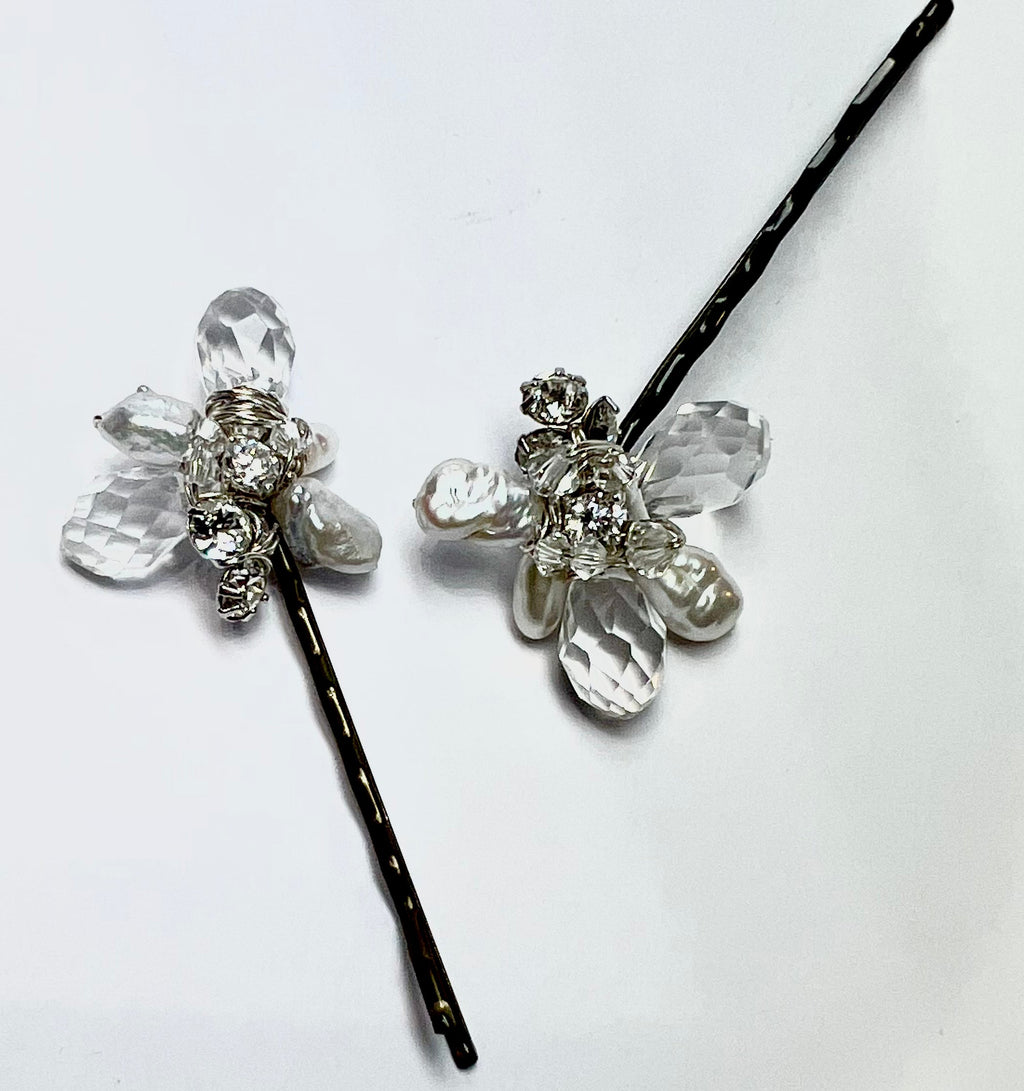 Swarovski Flower Hair Pin