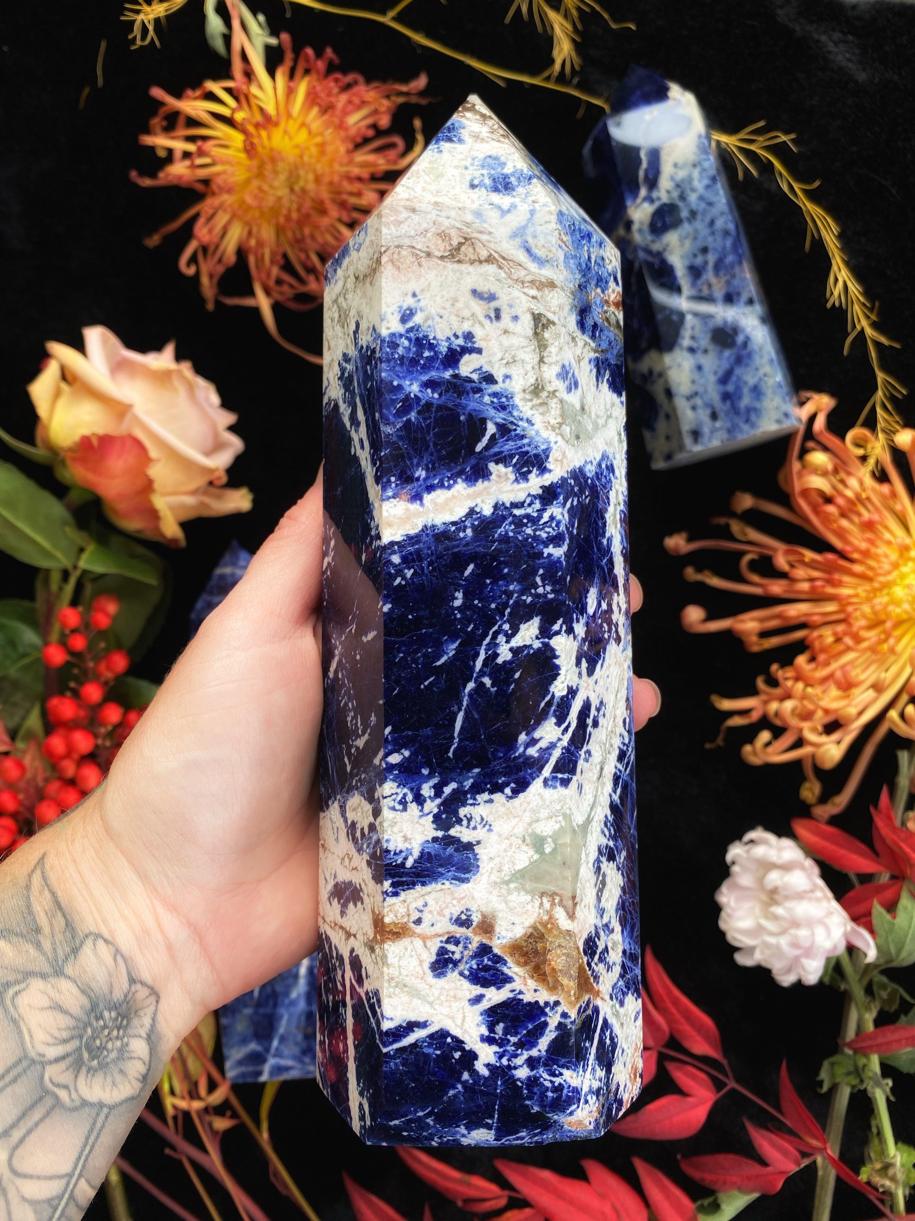 Sodalite Towers - Wands (Small - XLarge) | Crystals | Wiccan Center