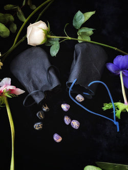 Crystal Runes - w/ Goatskin Pouch | Metaphyscial | Wiccan Center