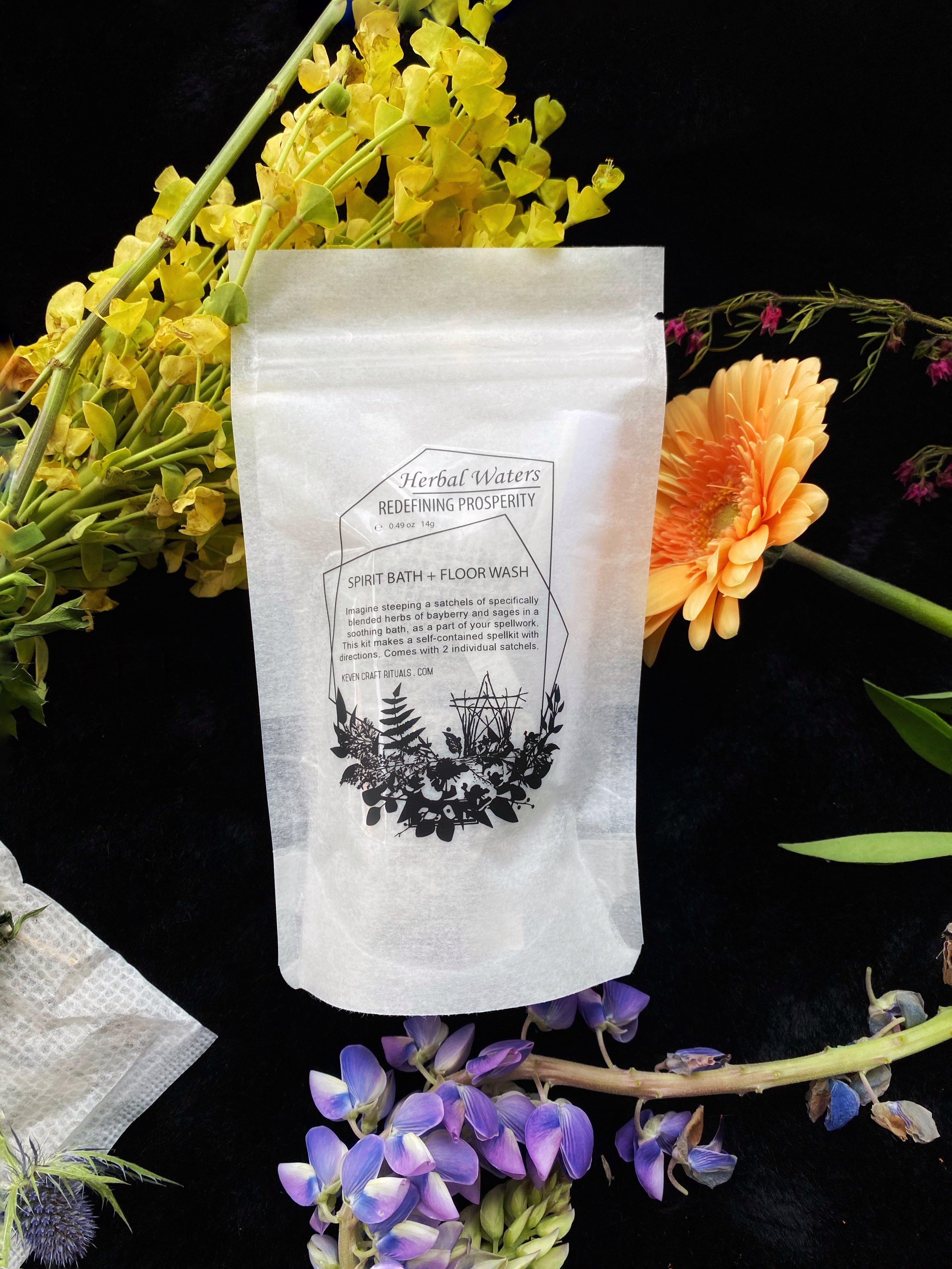 Herbal Waters - Floor Wash, Herbal Bath, Spell Kits - Redefining Prosperity | Bath | Wiccan Center