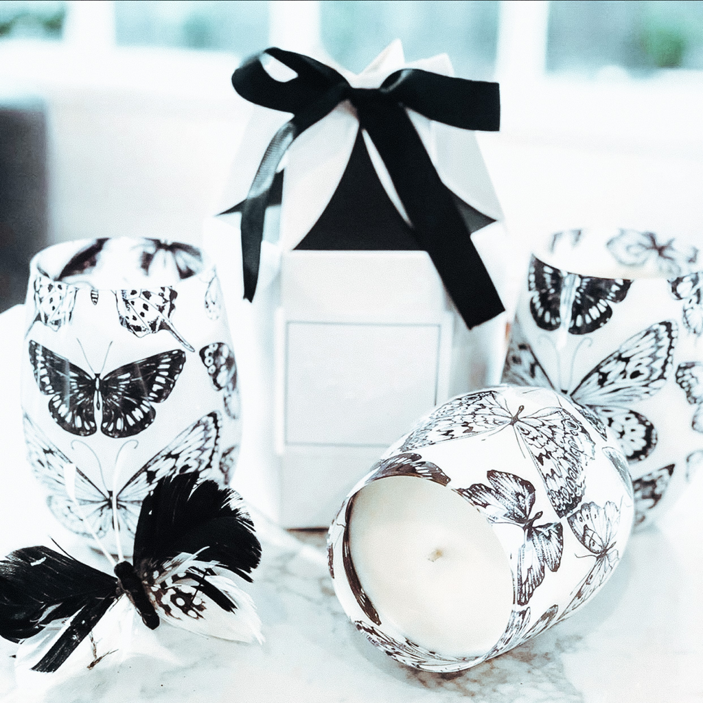 Seaside Butterflies Soy Wax Candle | candle | Wiccan Center