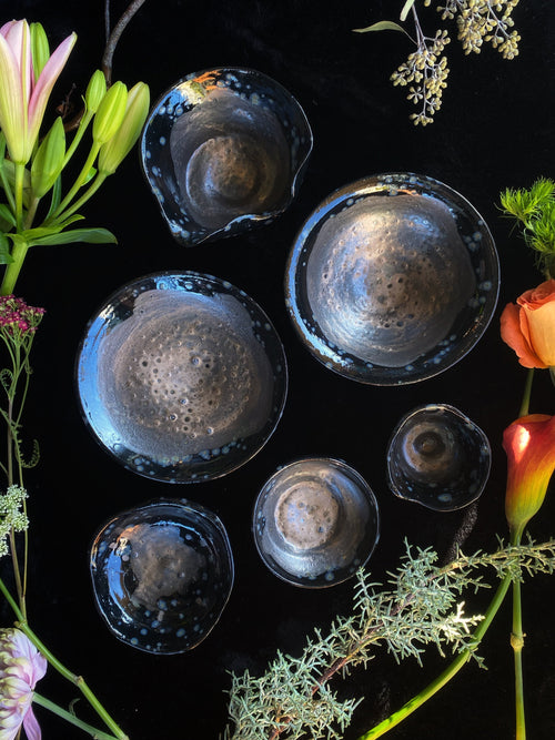 Abalone Luster Glazed Ceramic Bowls and Scrying Vessels | Home and Hearth | Wiccan Center