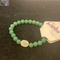 Aventurine Hope Bracelet - 8mm Beads with Stainless Steel Spacer
