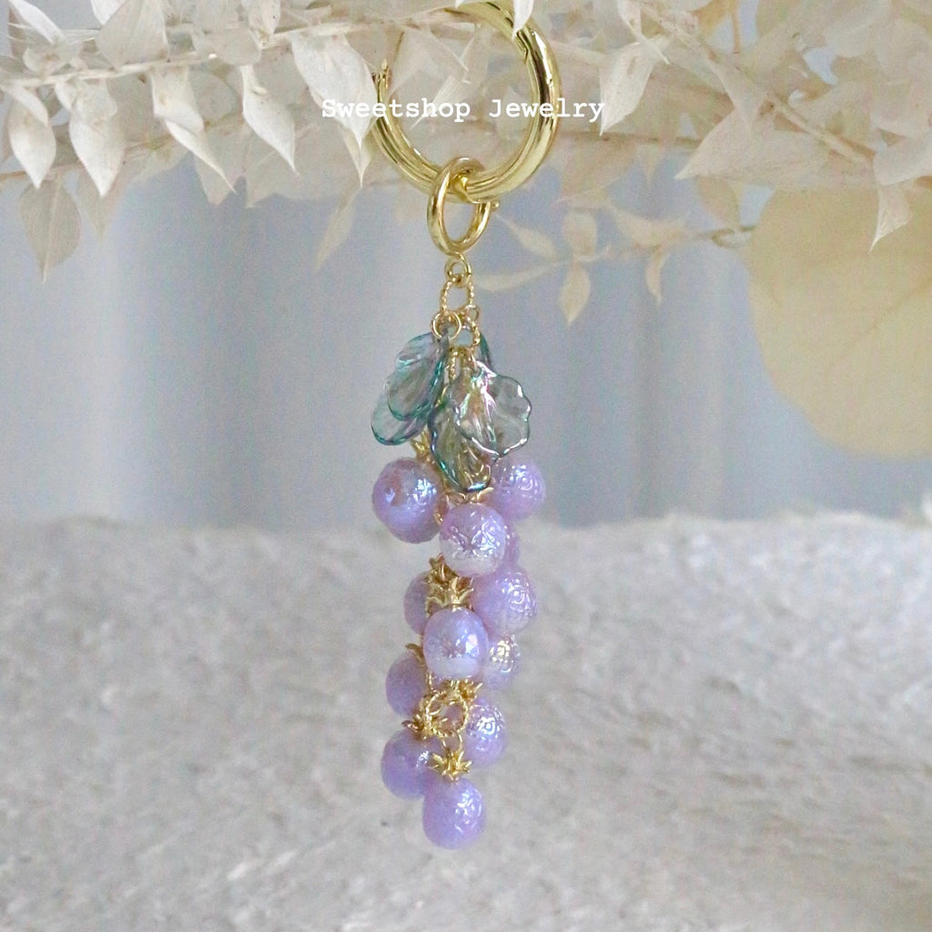 SALE - Fruit And Flower Bag/Key Charms