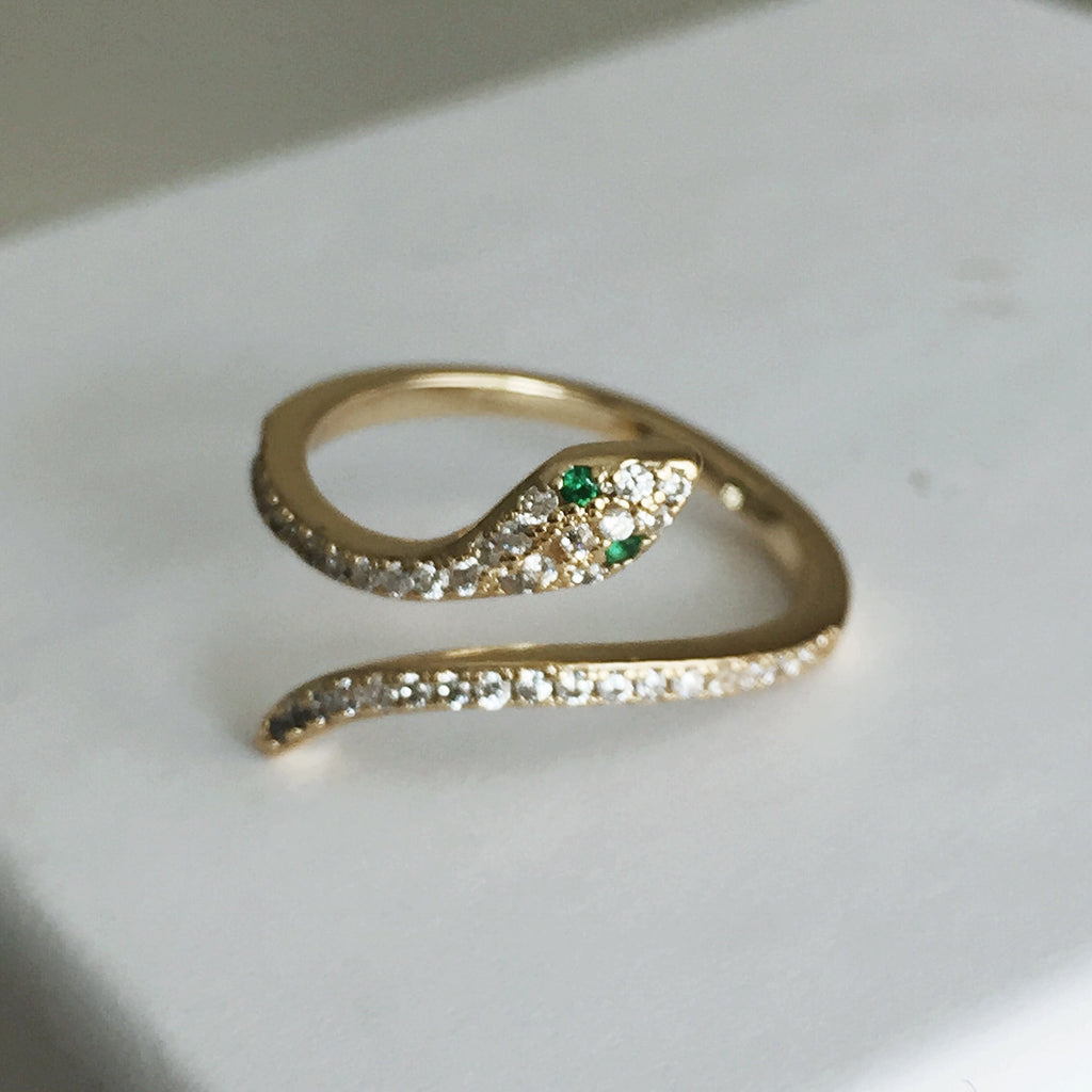 The Sylvia Serpent Ring