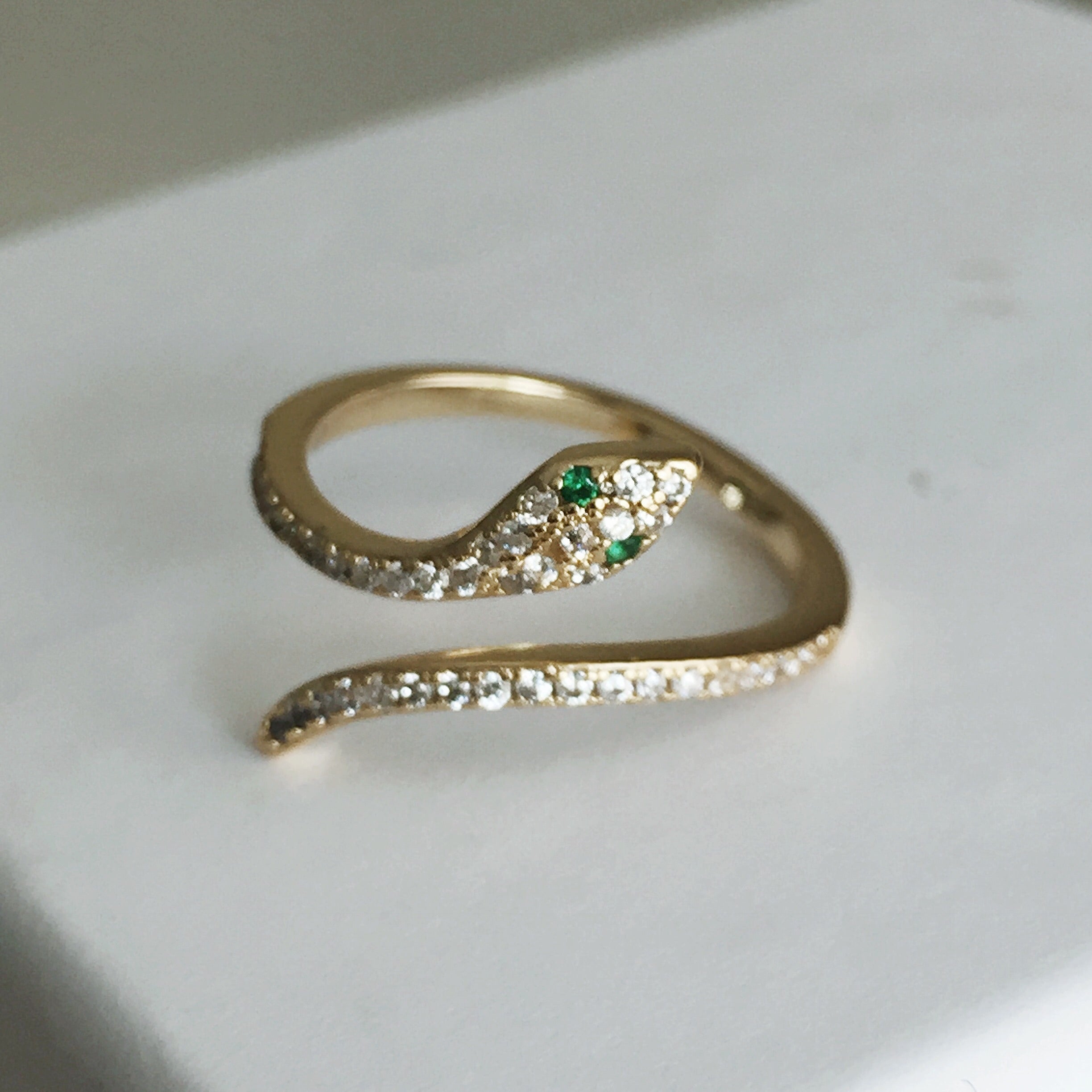 The Sylvia Serpent Ring