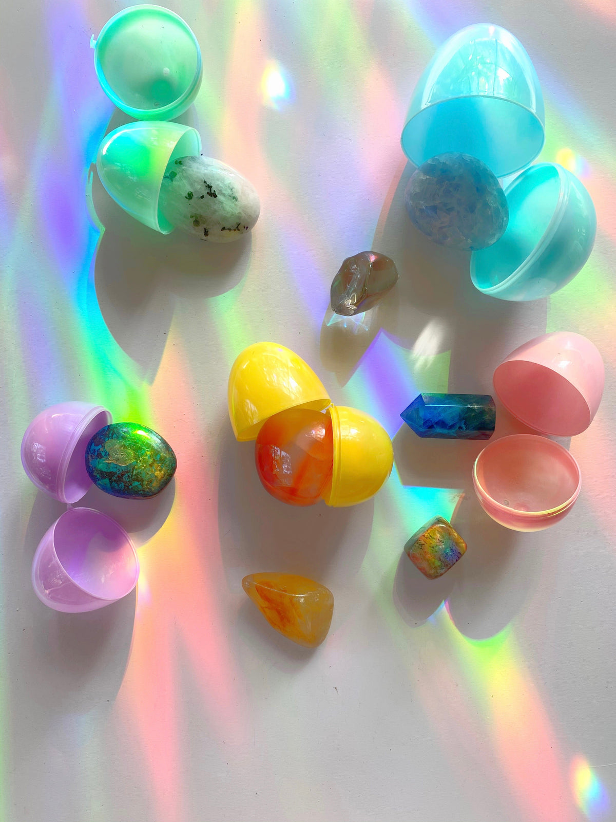 Crystals by the Moonlight Rainbow Prism Window Decal