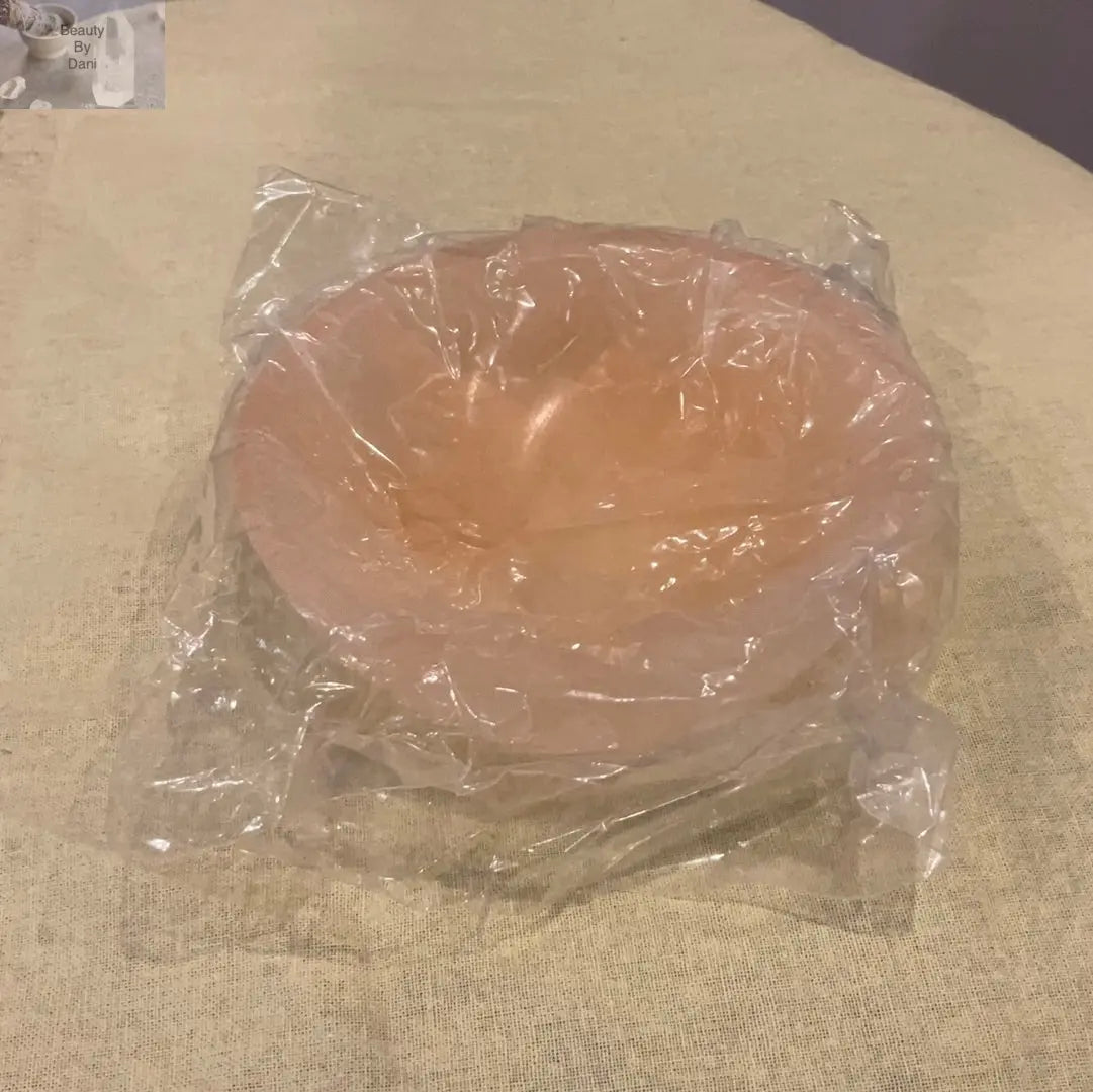 Peach Selenite Bowls - Elegant Energy Cleansing Decor
