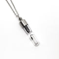 Space Time Hourglass Necklace with Meteorite Dust | Necklace | Wiccan Center