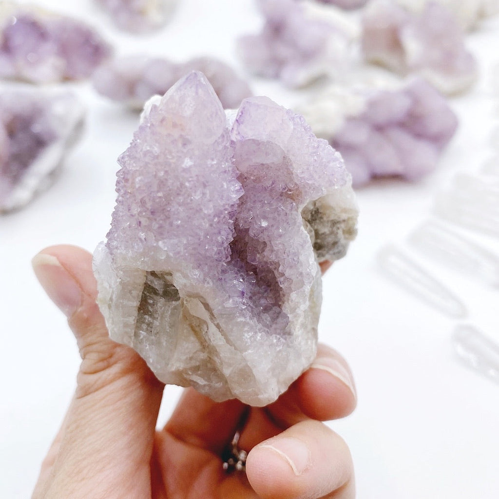 Amethyst Spirit Quartz Cluster