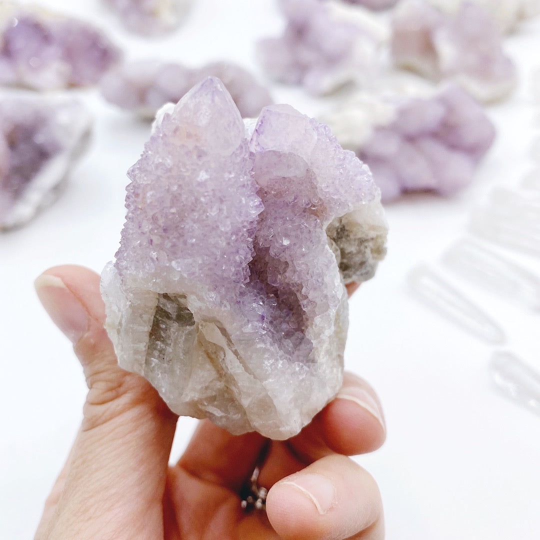 Amethyst Spirit Quartz Cluster