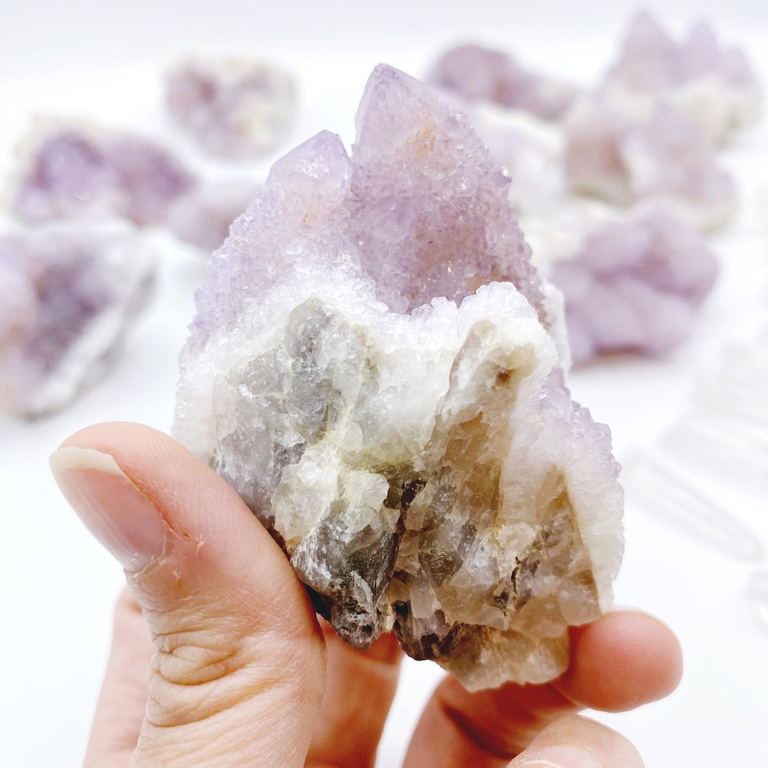 Amethyst Spirit Quartz Cluster