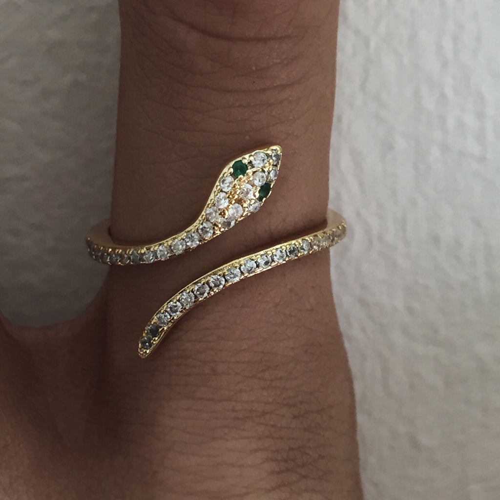 The Sylvia Serpent Ring