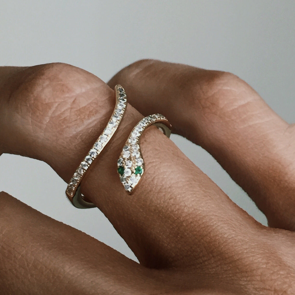 The Sylvia Serpent Ring