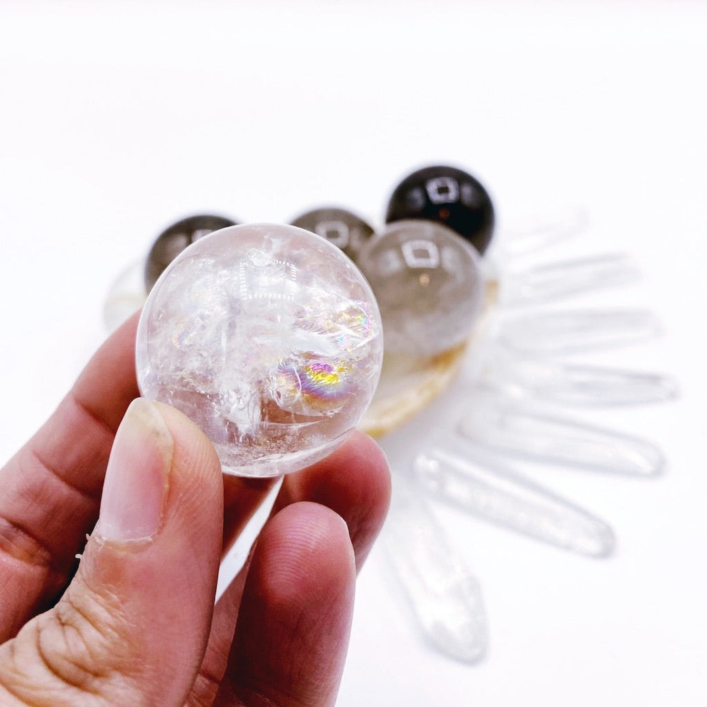 Lil’ Smoky Quartz Spheres